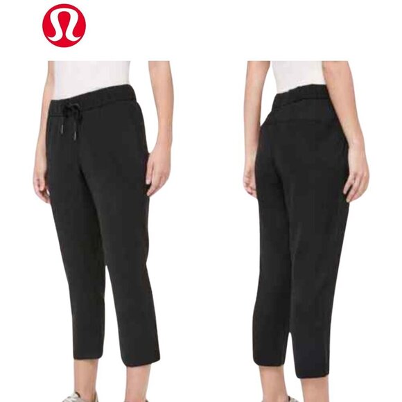 Lululemon Women’s On The Fly Cropped Drawstring Pants 23" | True Navy | Size 2 - Picture 1 of 15
